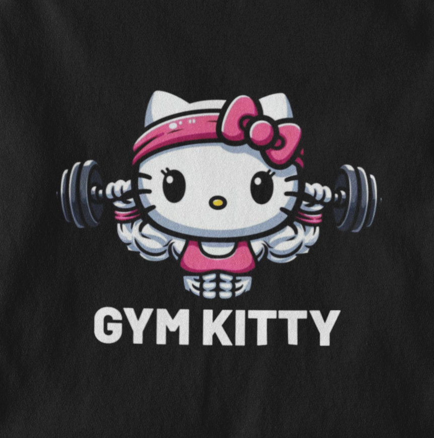 "GYM KITTY" Unisex Hoodie (Bedruckung vorne)