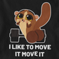 "MOVE IT" Unisex Hoodie (Bedruckung vorne)
